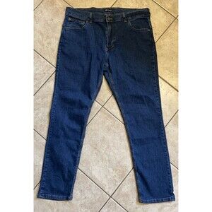 Origin Jeans Men 36x30 Blue Straight Taper Delta 68 USA Made Stretch Performance